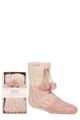 Boys and Girls 1 Pair Totes Chunky Slipper Socks - Pink