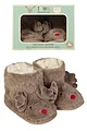 Toddlers 1 Pair Totes Slipper Booties with Grip - Reindeer