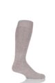 Mens and Ladies 1 Pair SOCKSHOP of London Mohair Knee High Socks With Cushioning - Toffee