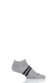 Mens 1 Pair Pantherella Sport Luxe Sprint Trainer Socks - Grey
