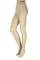 Women's 1 Pair Falke Shelina 12 Denier Ultra Transparent Tights With Shimmer - Porcelain