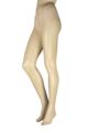 Women's 1 Pair Falke Shelina 12 Denier Ultra Transparent Tights With Shimmer - Crystal