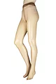 Women's 1 Pair Falke Shelina 12 Denier Ultra Transparent Tights With Shimmer - Hazel