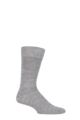 Mens and Women's 1 Pair SOCKSHOP of London Plain Alpaca Socks - Natural Light Grey