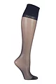 Women's 1 Pair Falke Pure Matt 20 Knee Highs With Sensitive Top - Marine