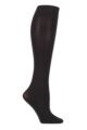Women's 1 Pair Falke Pure Matt 50 Knee High Socks - Black