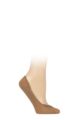 Ladies 1 Pair Falke Elegance Step Invisible Shoe Liner With Anti-Slip - Powder