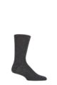 Mens 1 Pair SOCKSHOP of London 100% Cashmere Bed Socks - Charcoal