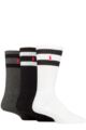 Mens 3 Pair Ralph Lauren Classic Sport Socks - Black / Grey / White