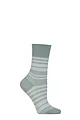 Women's 1 Pair Falke Sunset Stripe Sensitive Lyocell Socks - Light Jade