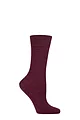 Women's 1 Pair Falke Sensitive Berlin Merino Wool Left And Right Comfort Cuff Socks - Barolo