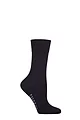 Women's 1 Pair Falke Sensitive New York Lyocell Gentle Grip Socks - Dark Navy