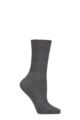 Women's 1 Pair Falke Monument Wool and Organic Cotton Socks - Carbon Melange