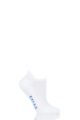 Ladies 1 Pair Falke Cool Kick Sneaker Socks - White