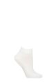 Women's 1 Pair Falke Sensitive London Gentle Grip Cotton Sneaker Socks - White