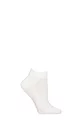 Women's 1 Pair Falke Sensitive London Gentle Grip Cotton Sneaker Socks - White