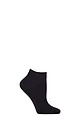 Women's 1 Pair Falke Sensitive London Gentle Grip Cotton Sneaker Socks - Dark Navy