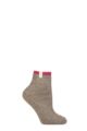 Ladies 1 Pair Falke Cosy Plush Wool and Alpaca Socks - Nutmeg Melange