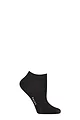 Women's 1 Pair Falke Fine Softness Modal Trainer Socks - Black