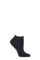Ladies 1 Pair Falke Fine Softness Modal Trainer Socks - Dark Navy