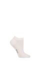 Women's 1 Pair Falke Fine Softness Modal Trainer Socks - Light Pink