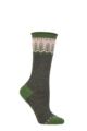 Ladies 1 Pair Falke Pine Grove Wool Socks - Ioden