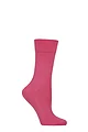 Women's 1 Pair Falke Sensitive London Left And Right Comfort Cuff Cotton Socks - Candy