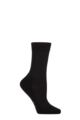 Ladies 1 Pair Falke Climawool Recycled Yarn Socks - Black