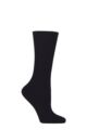 Ladies 1 Pair Falke Cosy Wool and Cashmere Boot Socks - Black