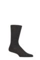 Ladies 1 Pair Falke Cosy Wool and Cashmere Boot Socks - Anthracite