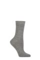 Ladies 1 Pair Falke No 1 85% Cashmere Socks - Light Grey Melange