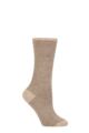 Ladies 1 Pair Falke No 1 100% Cashmere Socks - Beige