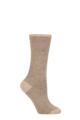 Women's 1 Pair Falke No 1 100% Cashmere Socks - Beige