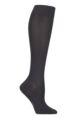 Women's 1 Pair Falke Cotton Touch Knee High Socks - Graphite