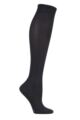 Women's 1 Pair Falke Strong Leg Energizer Compression Socks - Black W2