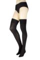 Ladies 1 Pair Falke Soft Merino Wool Over the Knee Socks - Black