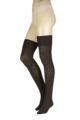 Women's 1 Pair Falke Soft Merino Wool Over the Knee Socks - Dark Brown