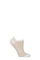 Women's 1 Pair Falke Active Breeze Floral Trainer Socks - White