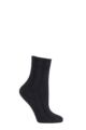 Women's 1 Pair Falke Angora Bed Socks - Black