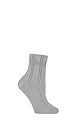 Women's 1 Pair Falke Angora Bed Socks - Silver