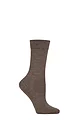 Women's 1 Pair Falke Soft Merino Wool Socks - Pebble