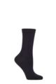 Ladies 1 Pair Falke Soft Merino Wool Socks - Dark Navy
