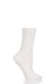 Ladies 1 Pair Falke Cosy Wool and Cashmere Socks - Off White