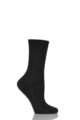 Ladies 1 Pair Falke Cosy Wool and Cashmere Socks - Black