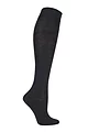 Women's 1 Pair Falke Sensitive London Left and Right Comfort Cuff Cotton Knee High Socks - Anthracite