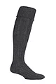 Mens 1 Pair Glenmuir Birkdale Cotton Cushioned Knee High Golf Socks - Charcoal Marl