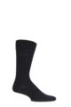 Mens 1 Pair BOSS William Plain Merino Wool Socks - Dark Blue