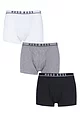 Mens 3 Pack BOSS Plain Cotton Stretch Trunks - Assorted