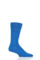 Mens 1 Pair BOSS Marc Plain 98% Combed Cotton Socks - Blue