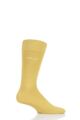 Mens 1 Pair BOSS Marc Plain 98% Combed Cotton Socks - Light Yellow